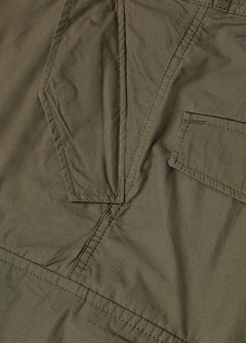 Бавовняні штани-карго Зелений Кежуал Демісезон H&M (272129145)