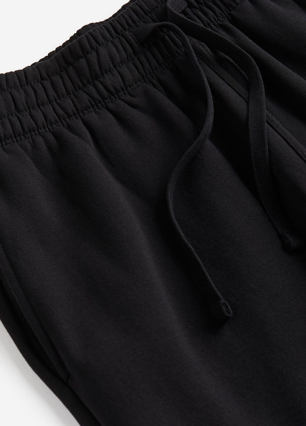 Черные спортивные демисезонные прямые брюки H&M