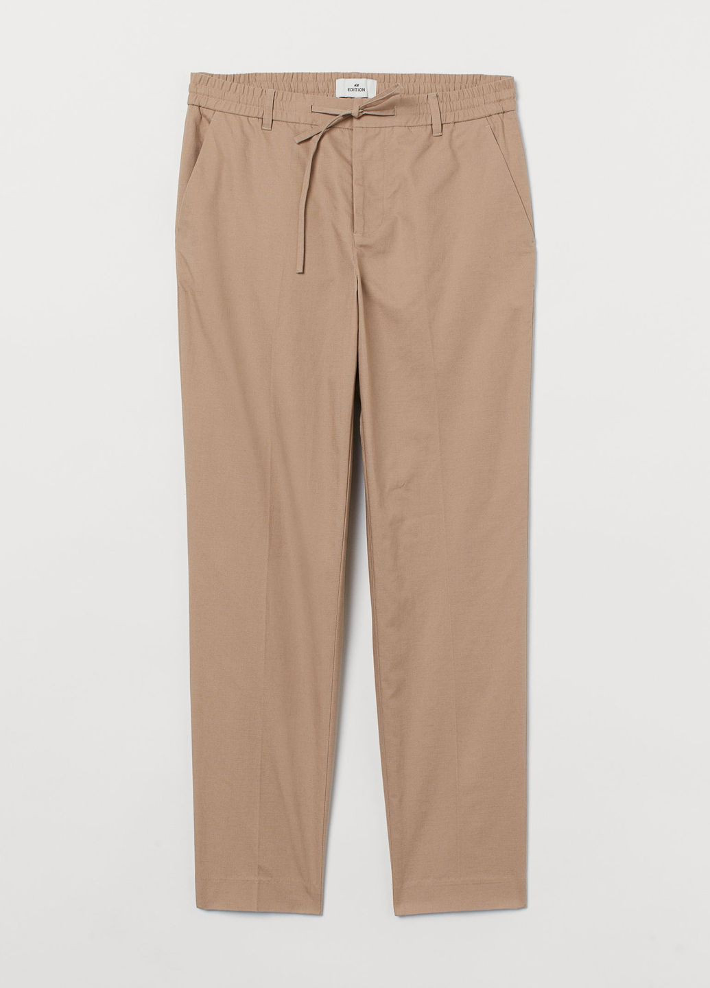 Бежевые повседневный демисезонные прямые брюки H&M