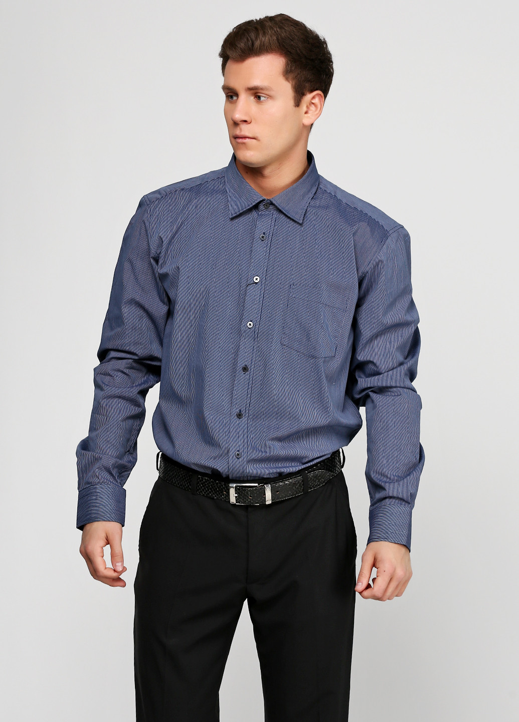 Темно-синяя рубашка OVS