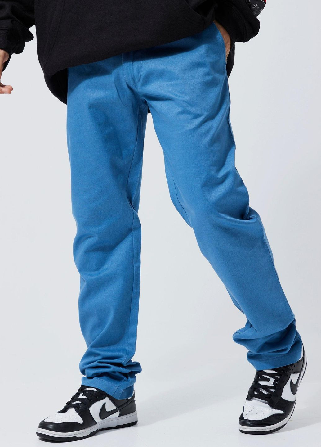 Голубые брюки Boohoo