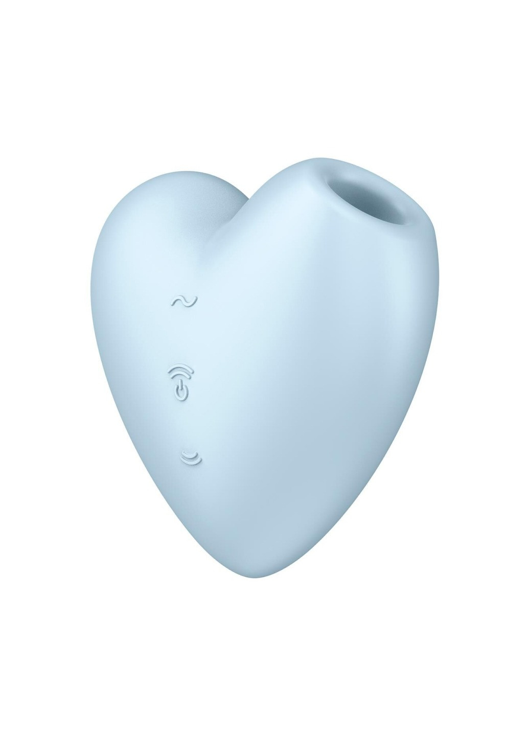 Вакуумный стимулятор-сердечко с вибрацией Cutie Heart Blue Satisfyer (272615609)
