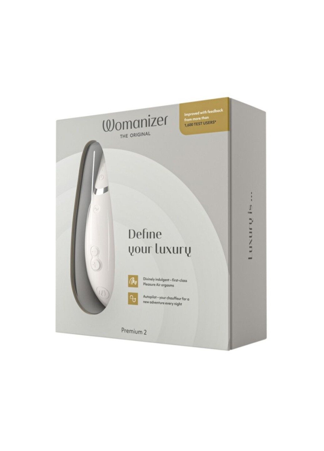 Вакуумний кліторальний стимулятор Premium 2 - Grey Womanizer (272615890)