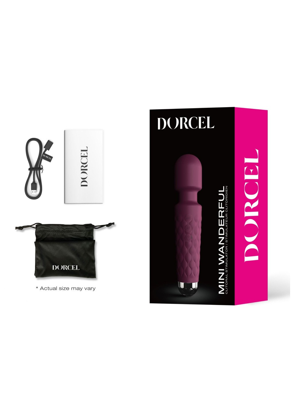 Минивибромассажер Wand Mini Wanderful Plum Dorcel (272615598)