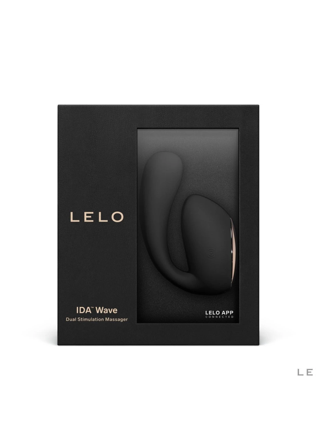 Смарт-вібратор Ida Wave Black, вагінально-кліторальний, технологія WaveMotion, 2 мотори Lelo (272615491)