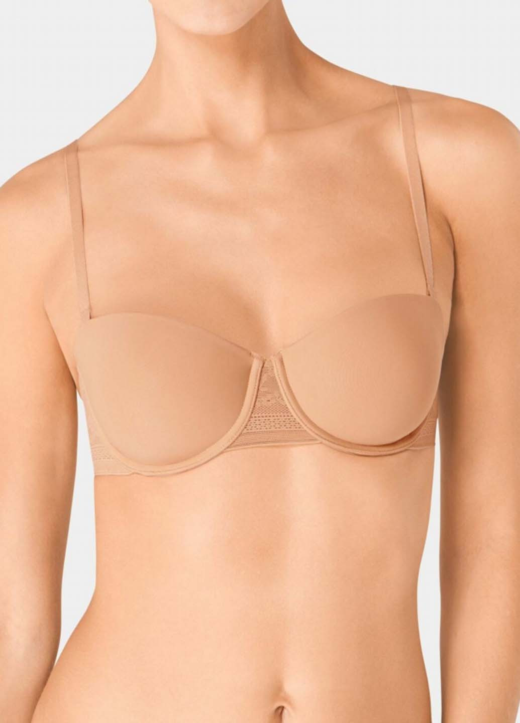 Бежевий бюстгальтер Sloggi