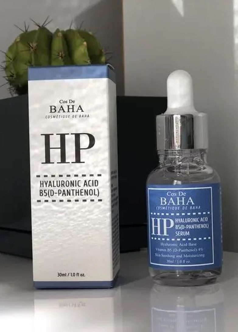 Сыворотка с гиалуроновой кислотой и пантенолом Hyaluronic Acid B5 (D-Panthenol) Serum Cos De Baha (272798656)