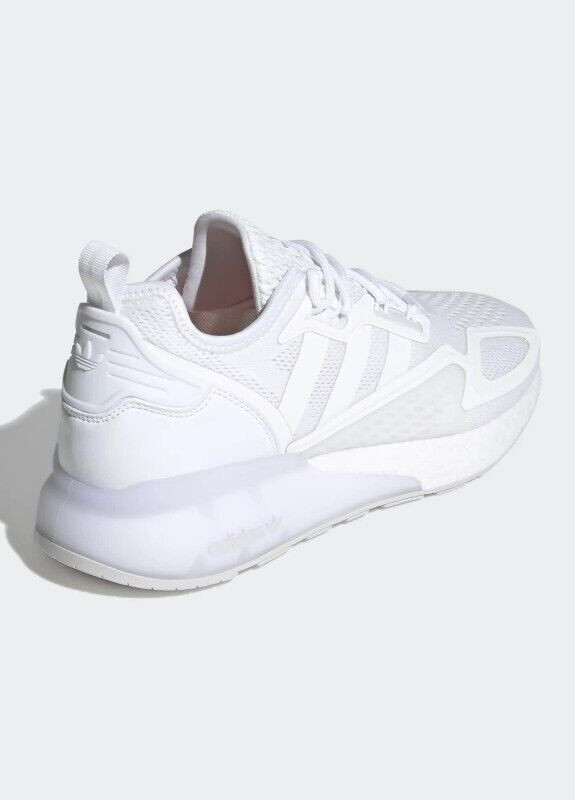 Білі Осінні кросівки zx 2k boost white adidas