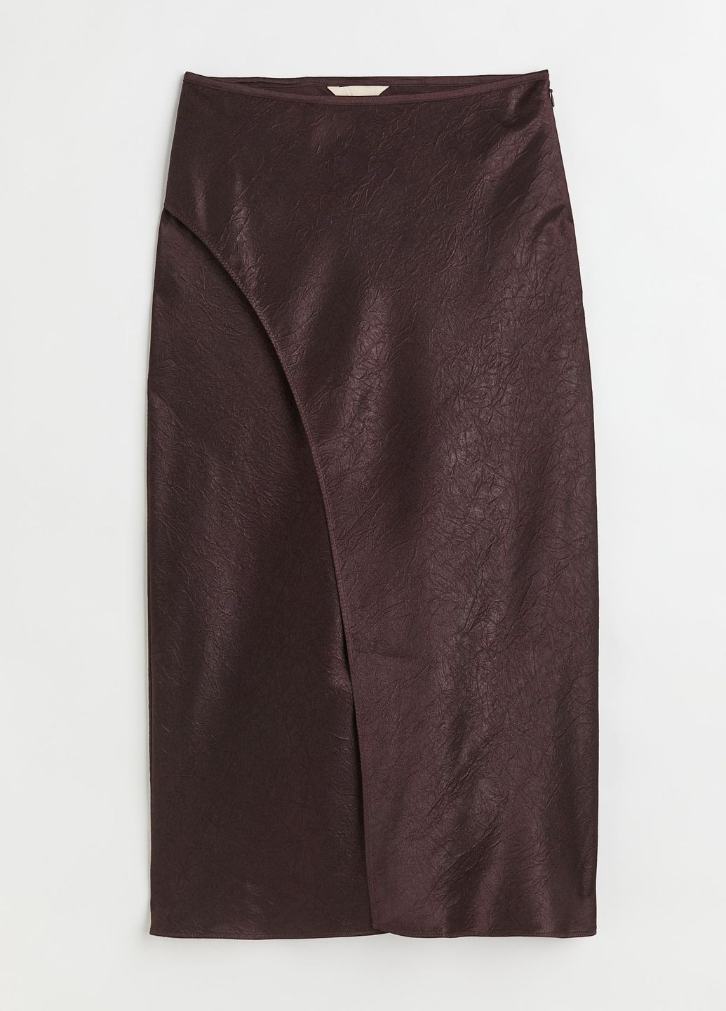 Темно-бордовая повседневный однотонная юбка H&M