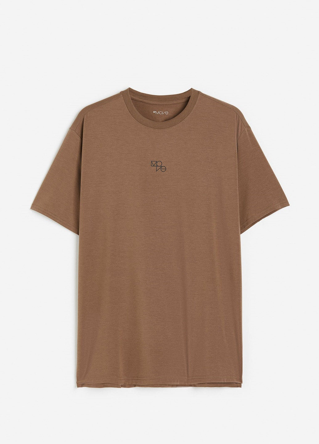 Коричневая футболка H&M