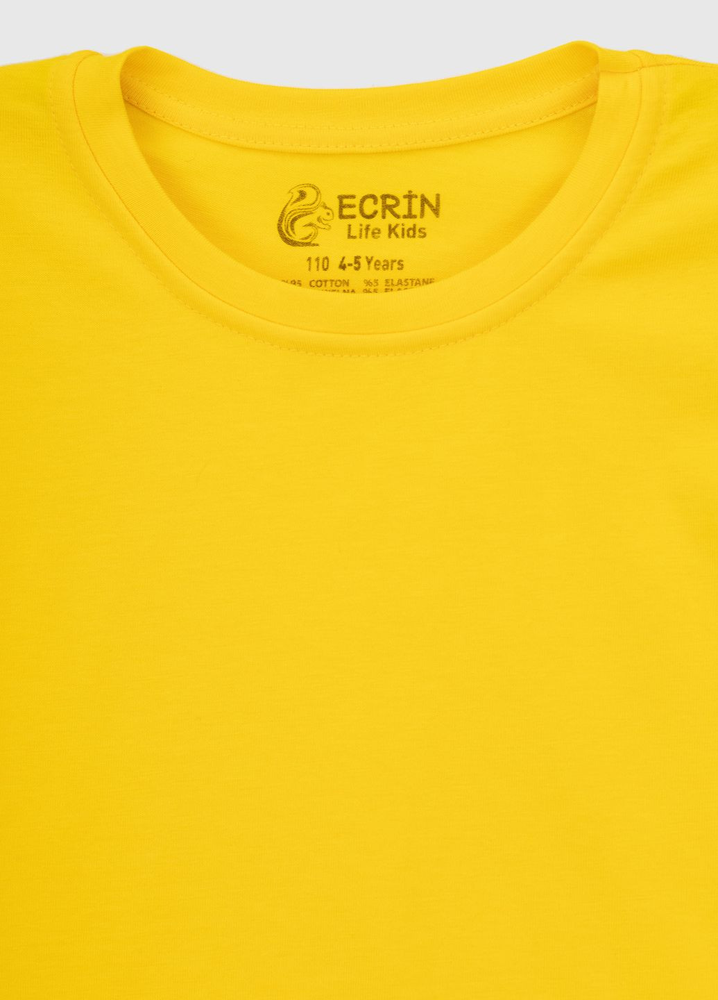 Желтая демисезонная футболка Ecrin