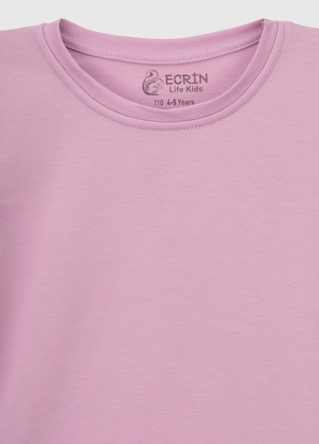 Сиреневая демисезонная футболка Ecrin