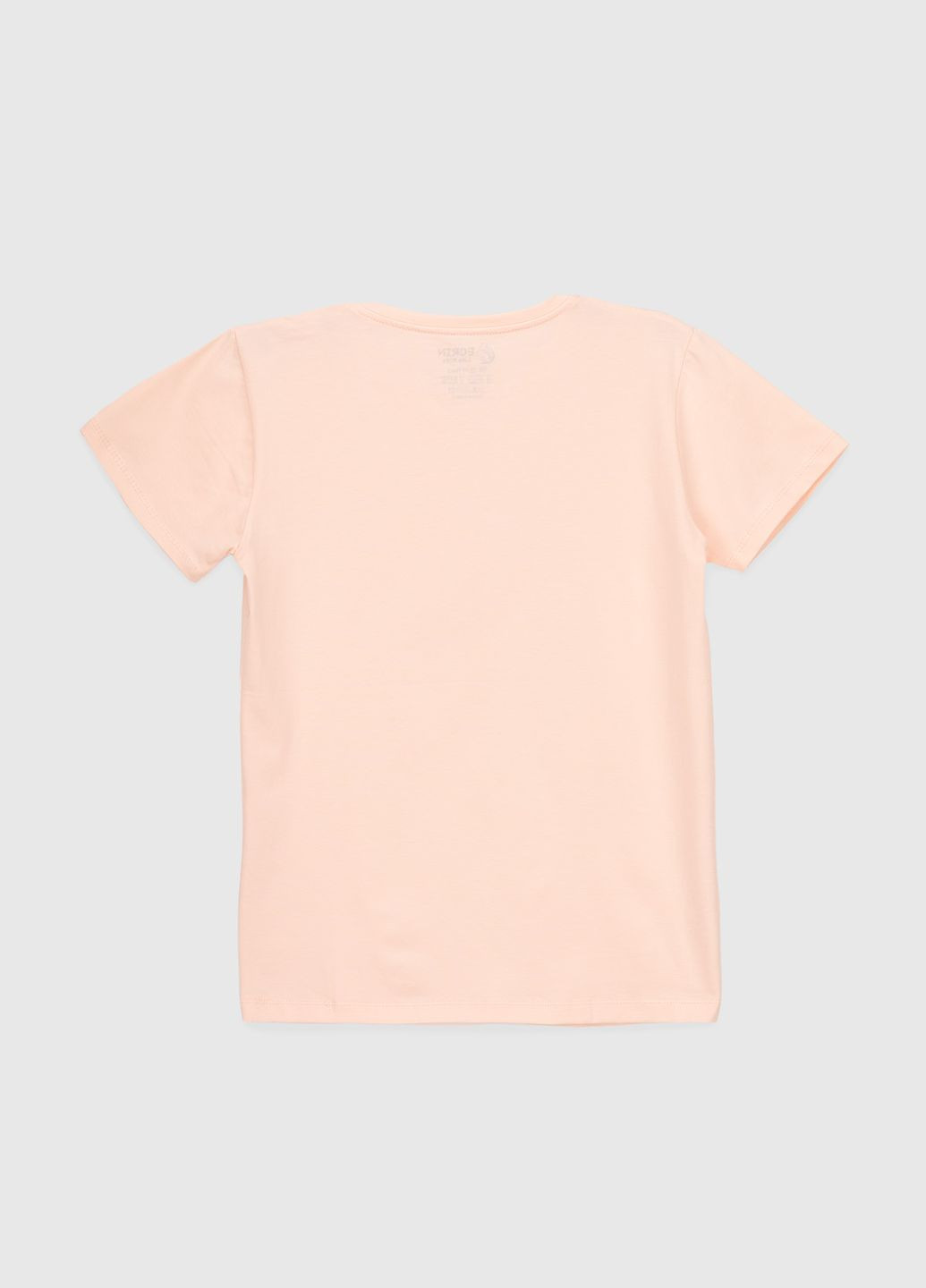 Персиковая демисезонная футболка Ecrin