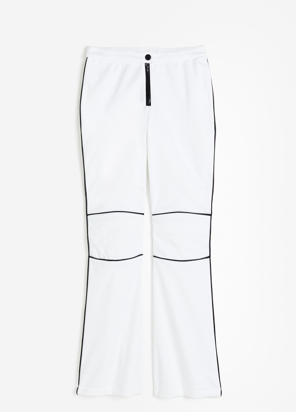 Белые спортивные зимние брюки H&M