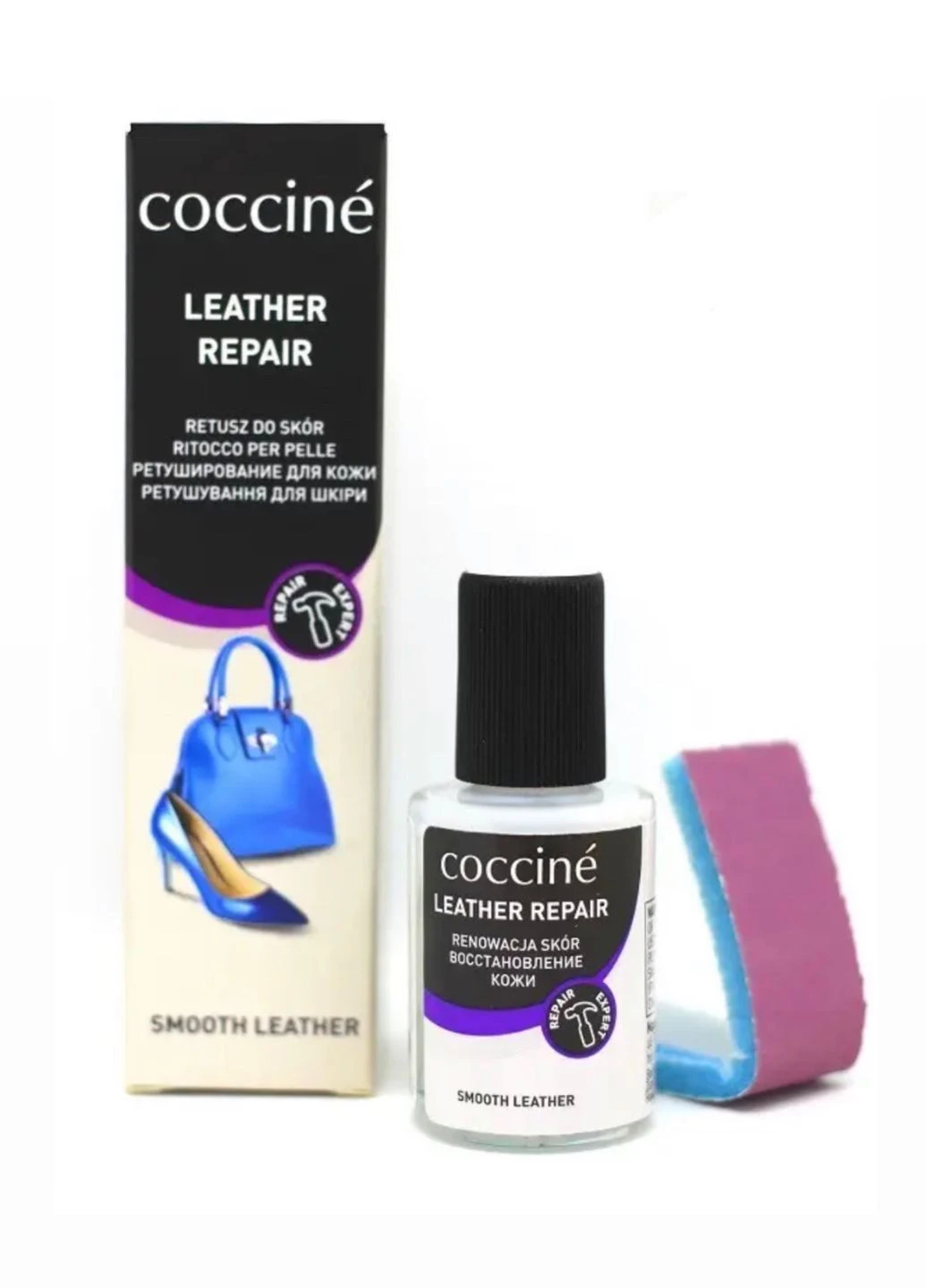 Айворі.№04 Коректор-реставратор для шкіри 10мл Coccine LEATHER RAPAIR (272783476)