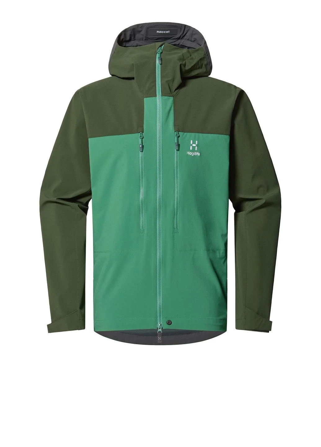 Зеленая куртка Haglofs