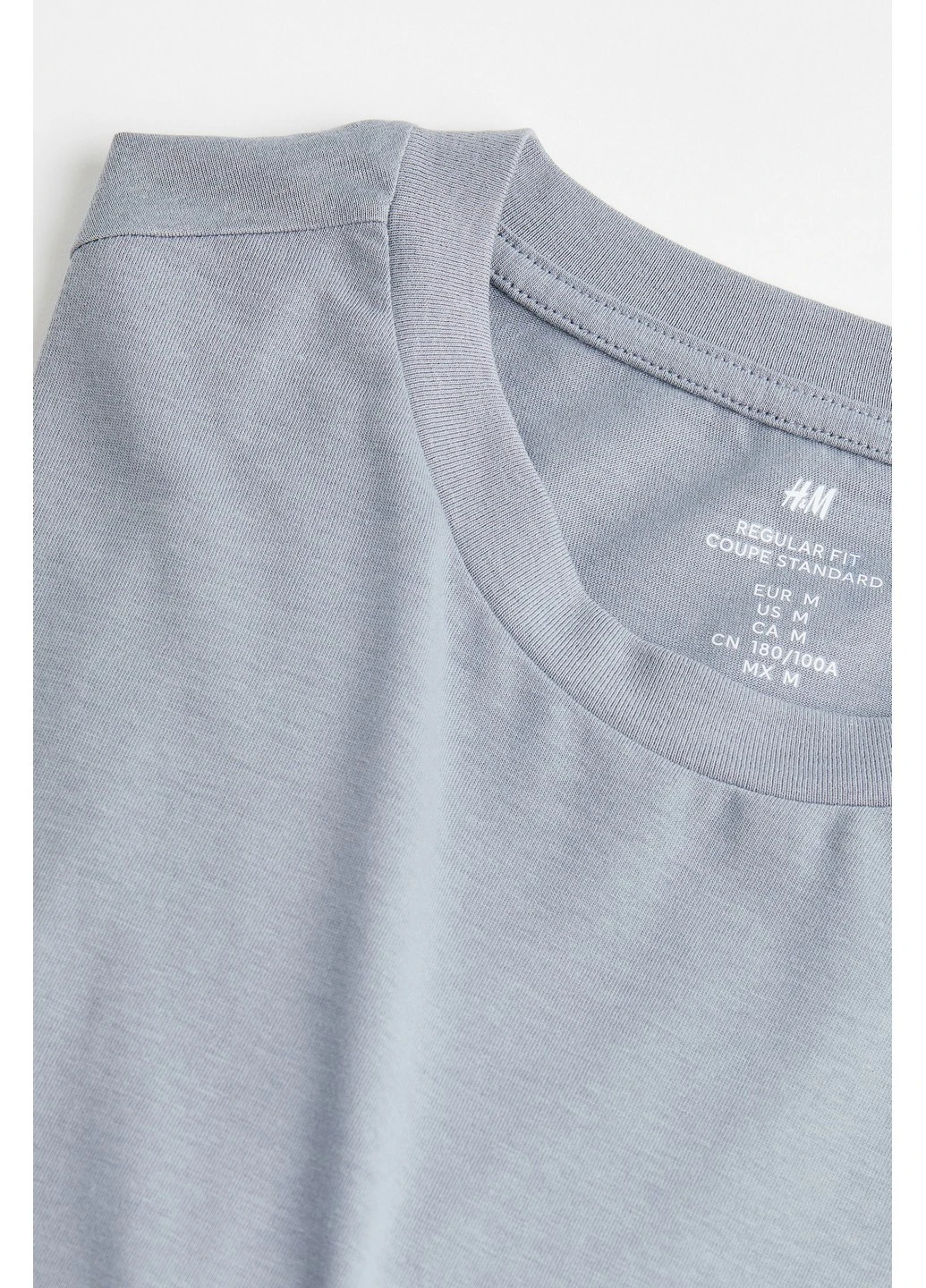 Лонгслів H&M темно-блакитний кежуали