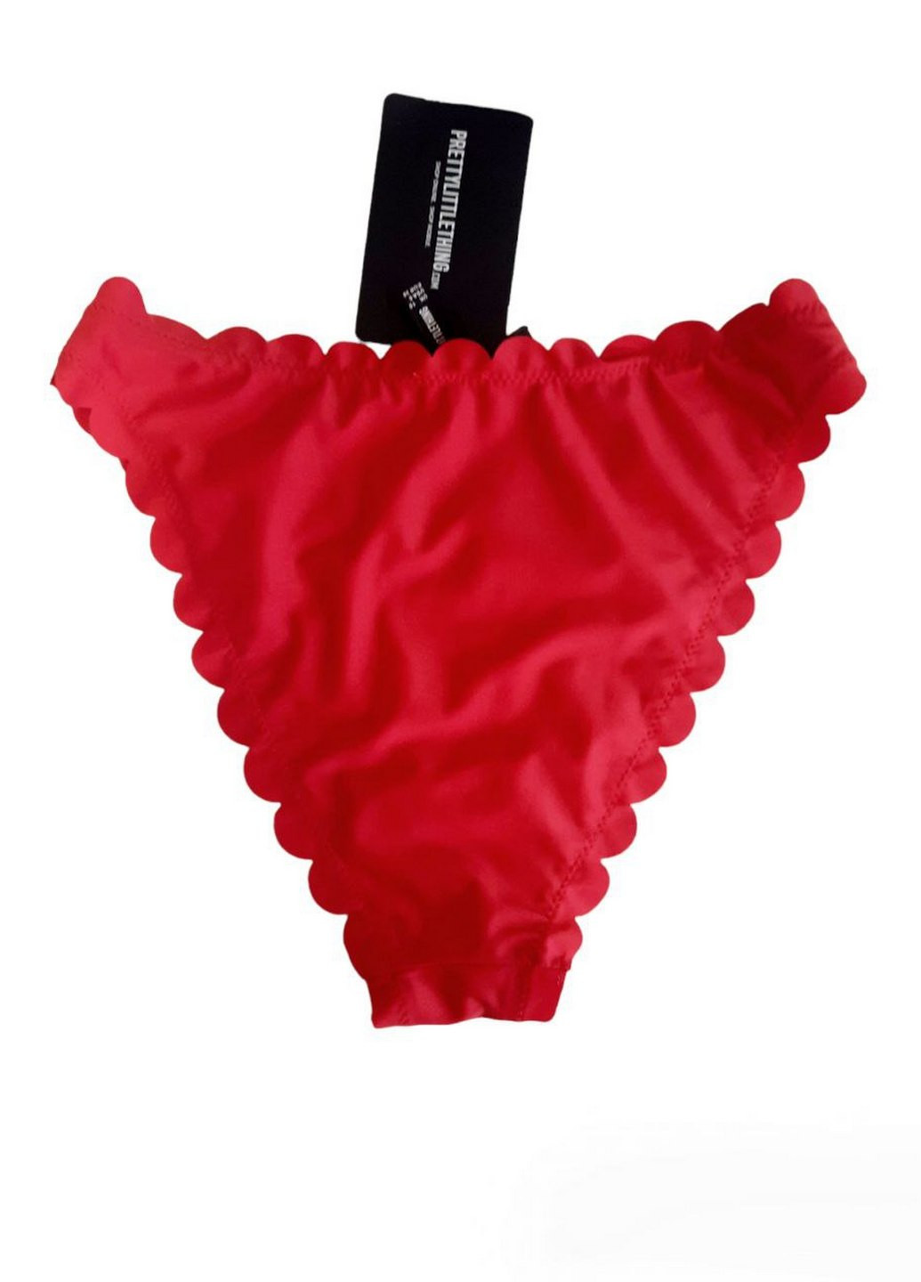 Бордовые купальные плавки PrettyLittleThing