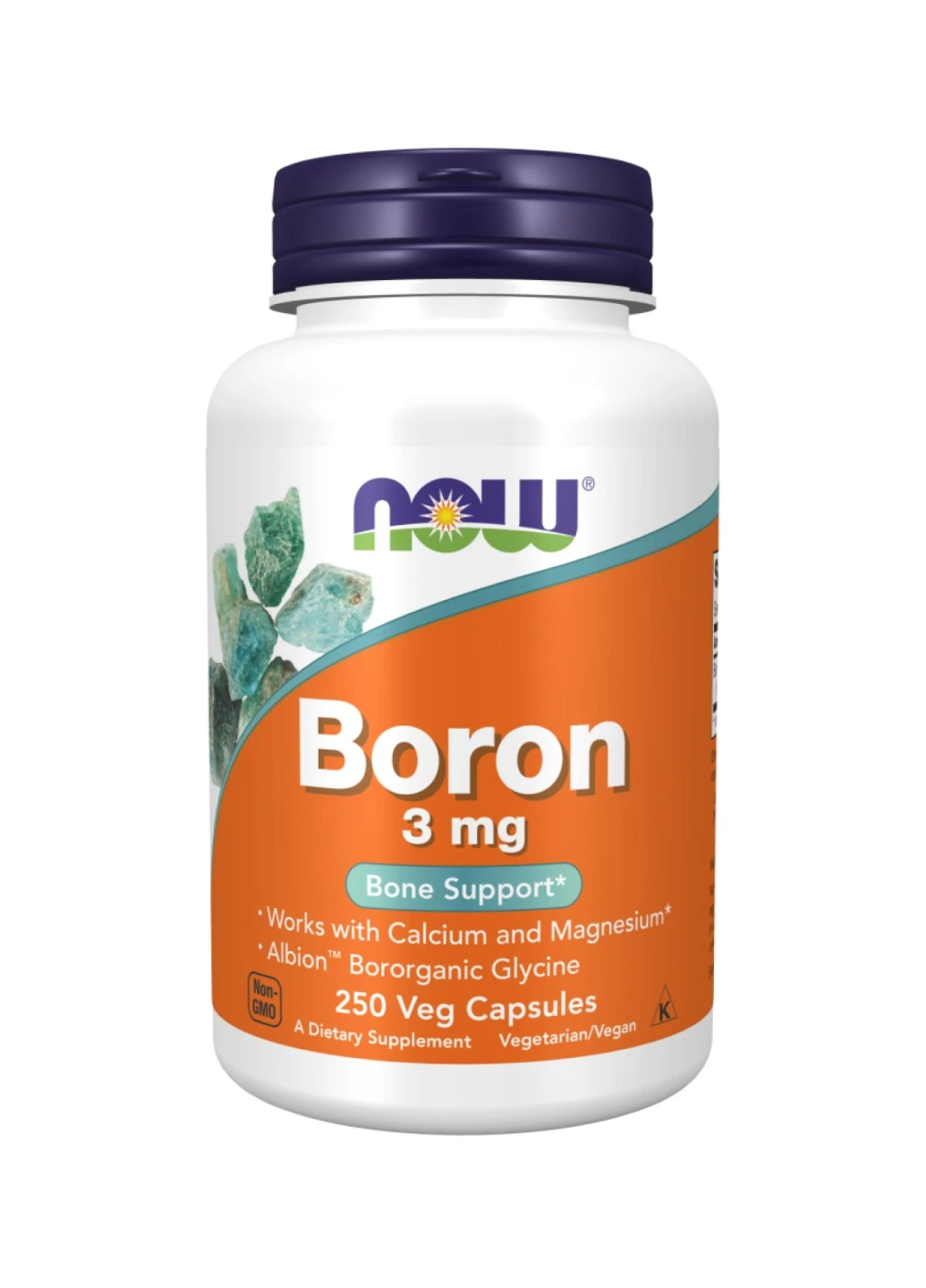 Борон Boron 3 mg - 250 vcaps Now Foods (272820738)