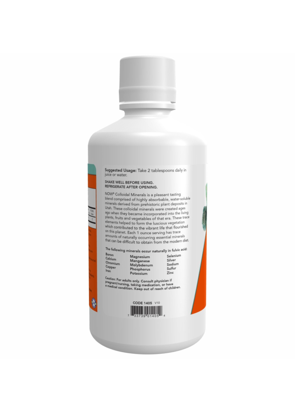 Колоїдні мінерали Colloidal Minerals Liquid - 32oz Now Foods (272820726)