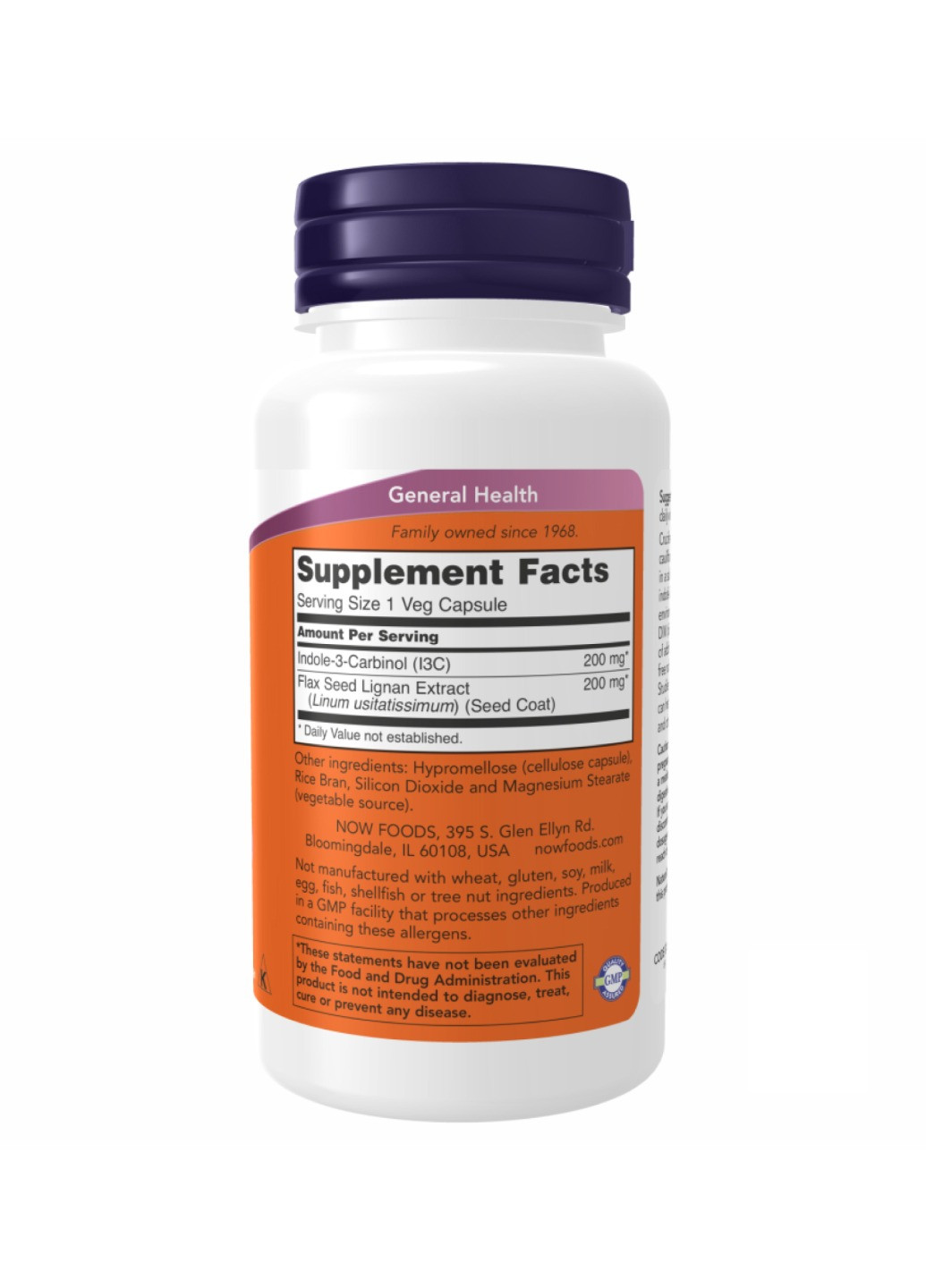 Индол-3-карбинол Indole-3-Carbinol (I3C) 200 mg - 60 vcaps Now Foods (272820787)