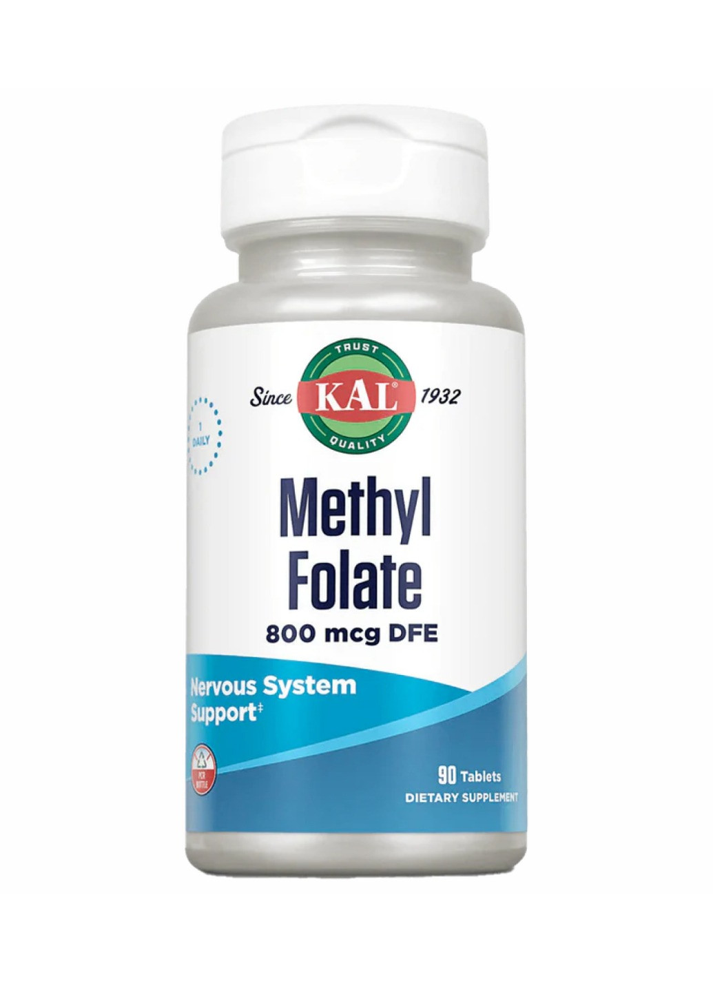 Фолиевая кислота Methyl Folate 800mcg - 90 tabs KAL (272820827)