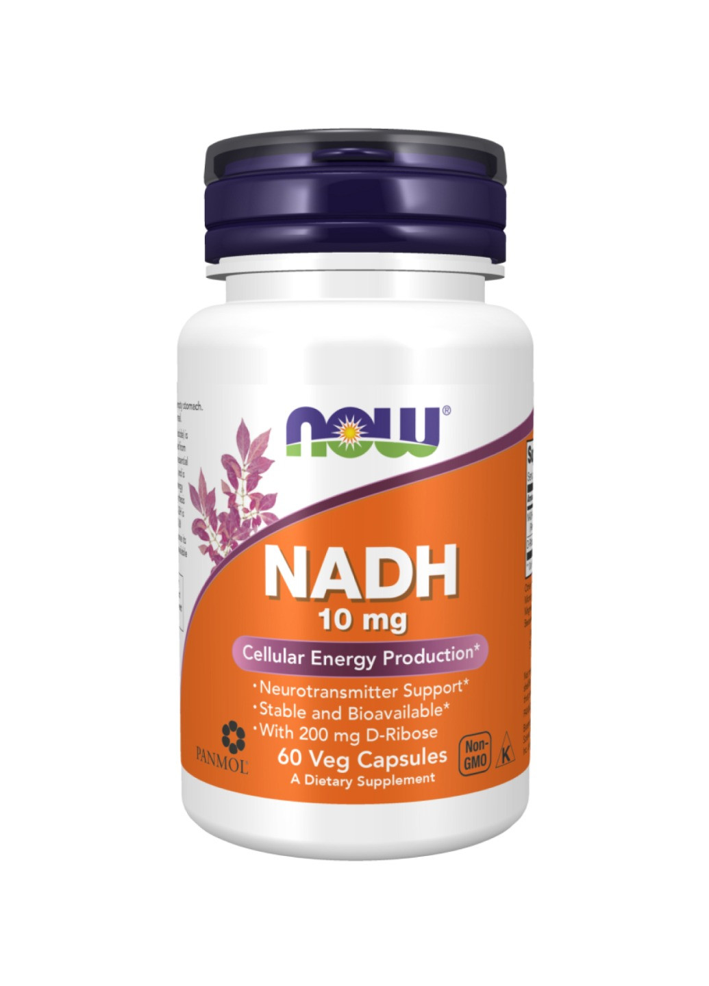 Антиоксидант NADH 10mg With 200mg Ribose - 60 vcaps Now Foods (272820735)