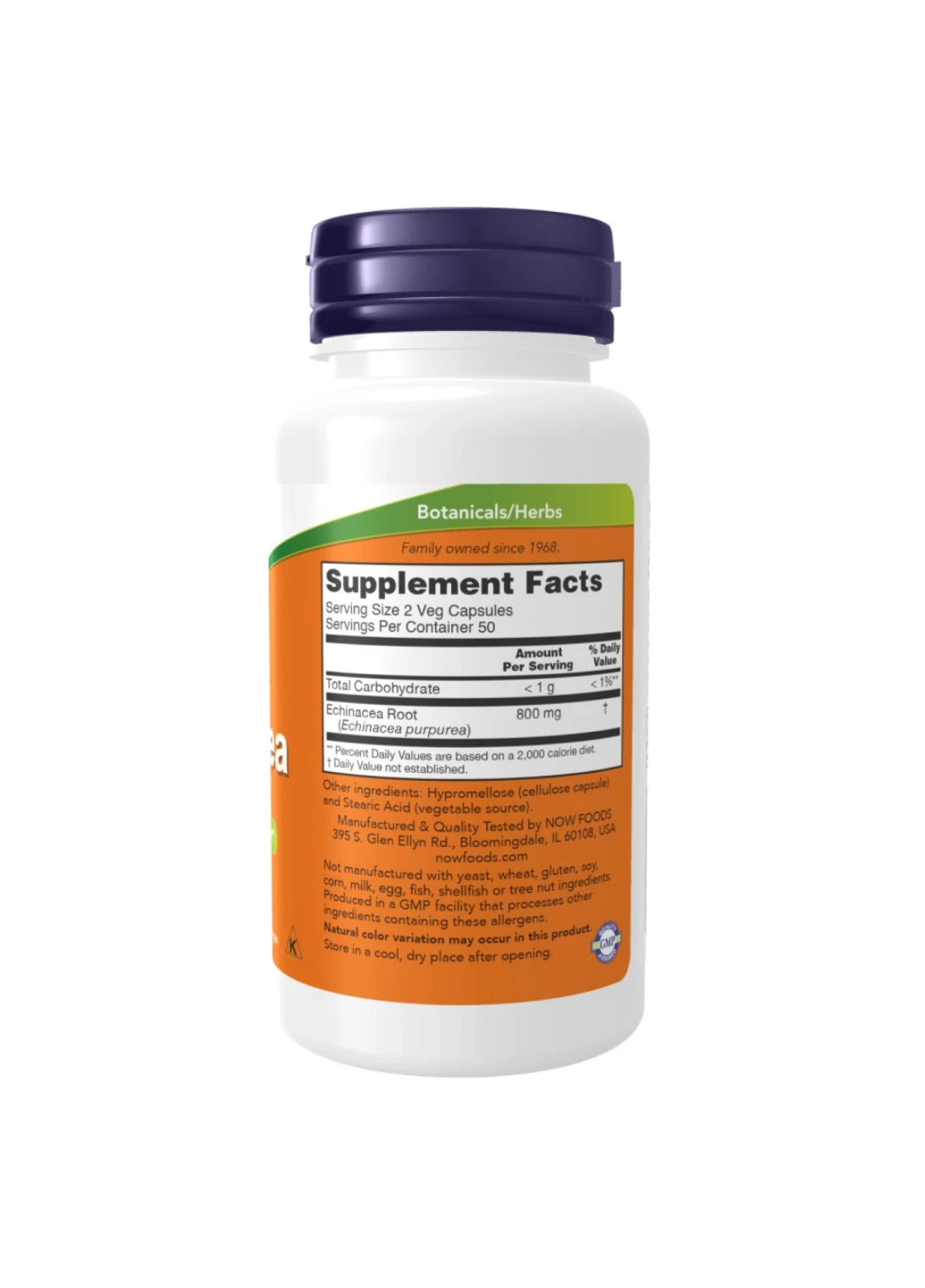 Ехинацея Echinacea 400 mg - 250 vcaps Now Foods (272820707)