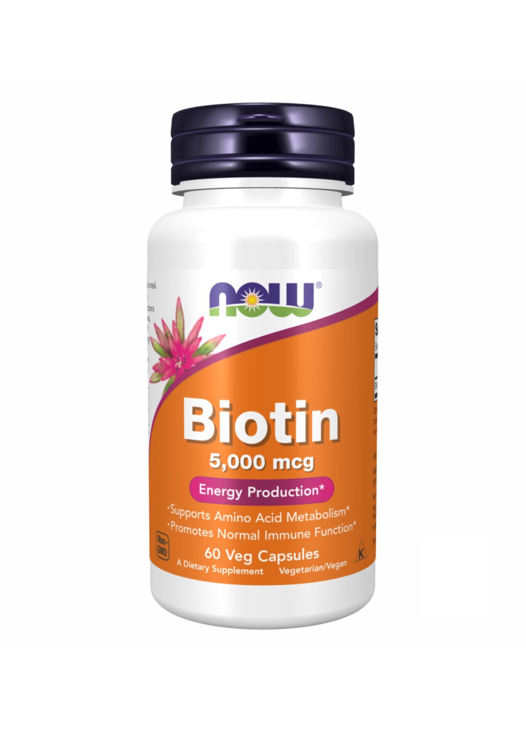 Биотин BIOTIN 5000mcg - 60 vcaps Now Foods (272820668)