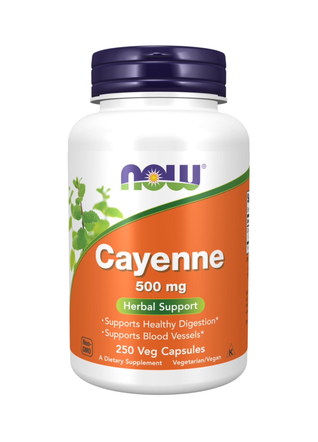 Каенский перец Cayenne 500mg - 250 vcaps Now Foods (272820777)