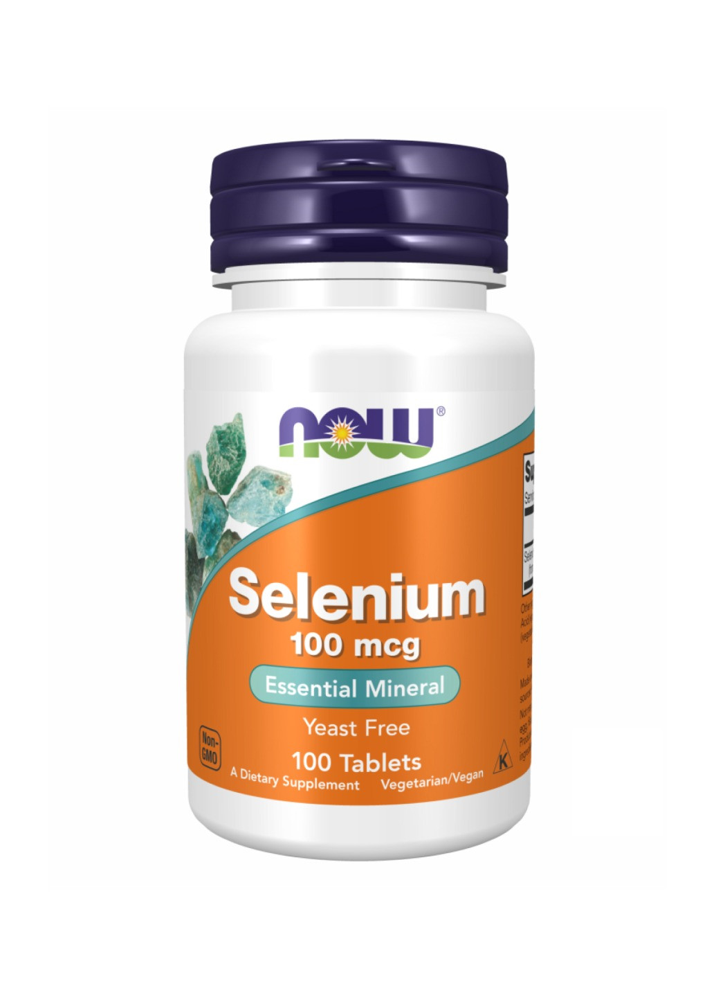 Селен Selenium 100 mcg - 100 tabs Now Foods (272820728)