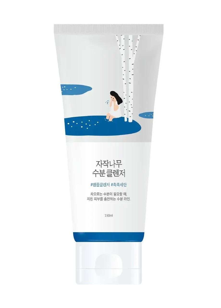 Гель для очищения кожи с березовым соком Birch Juice Moisturizing Cleanser 150 ml Round Lab (273041864)