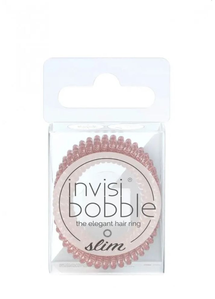Резинка-браслет для волосся SLIM Pink Monocle, 3шт Invisibobble (273041783)