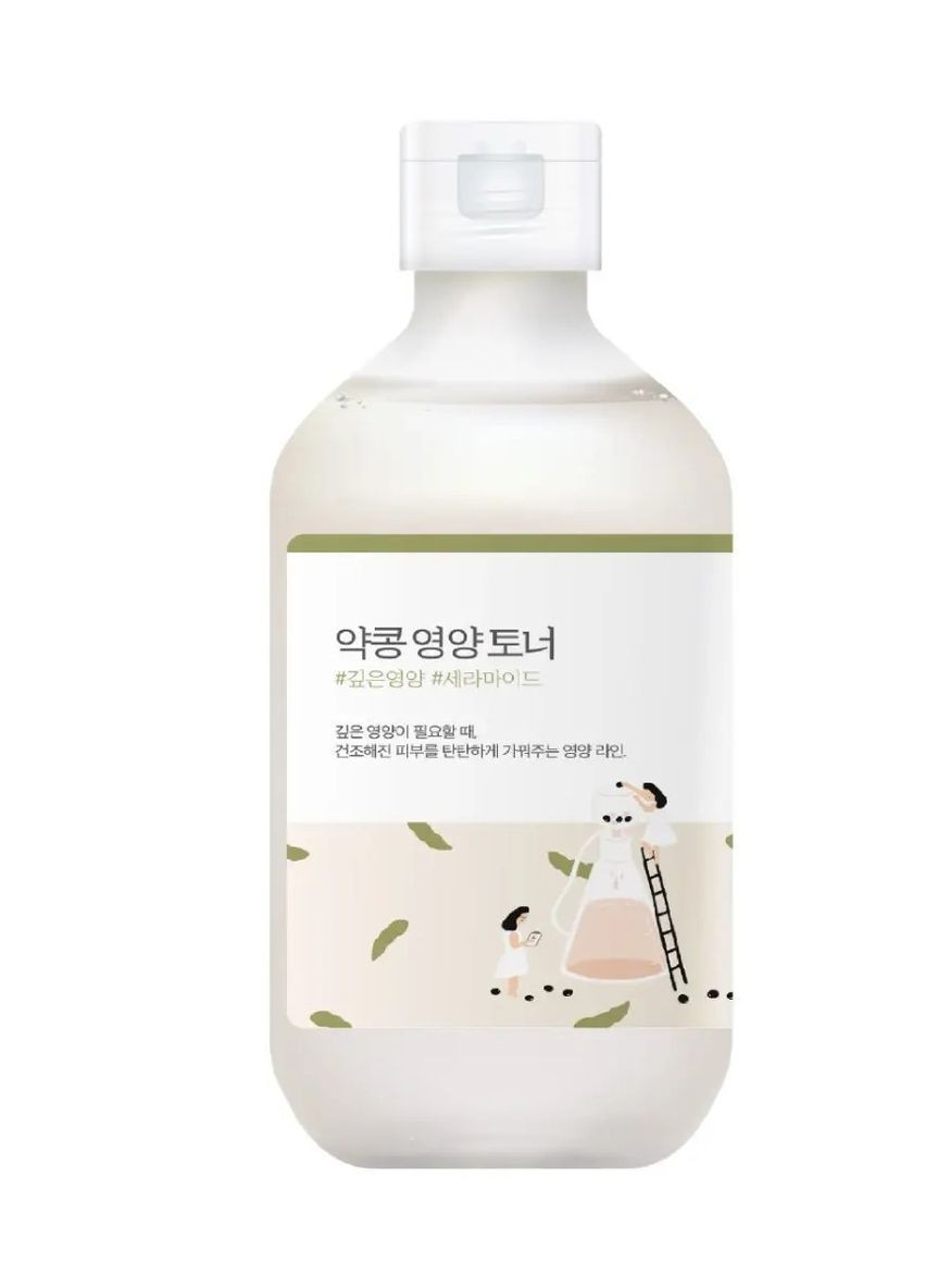 Поживний тонер з екстрактом чорних соєвих бобів Soybean Nourishing Toner 300 ml Round Lab (273041881)