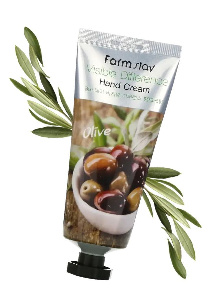 Крем для рук з оливою Visible Difference Olive Hand Cream FarmStay (273041803)
