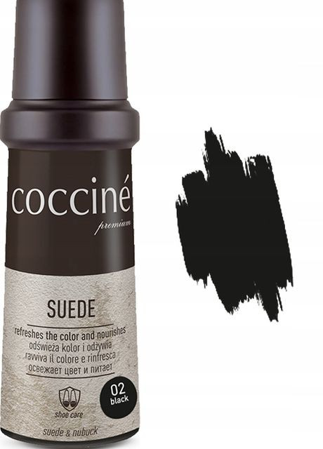 Чорний. Крем-фарба для замші та нубука. 75мл Coccine suede (272970882)