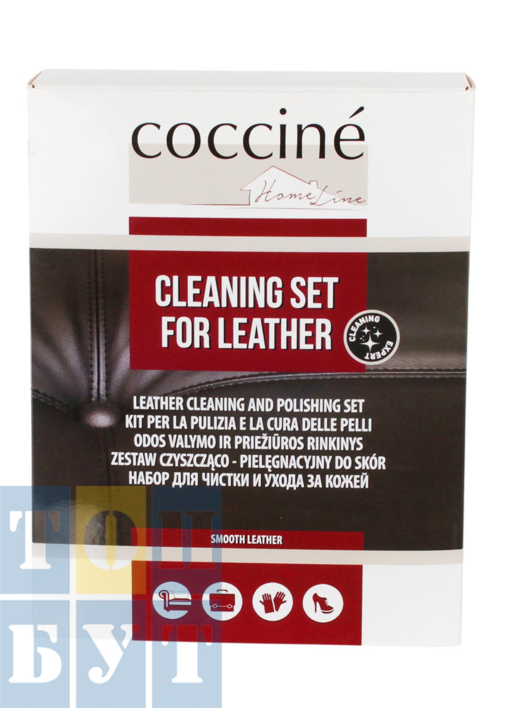 Набор для чистки и ухода за изделиями из гладкой кожи 09/HL/01 Coccine (273052308)