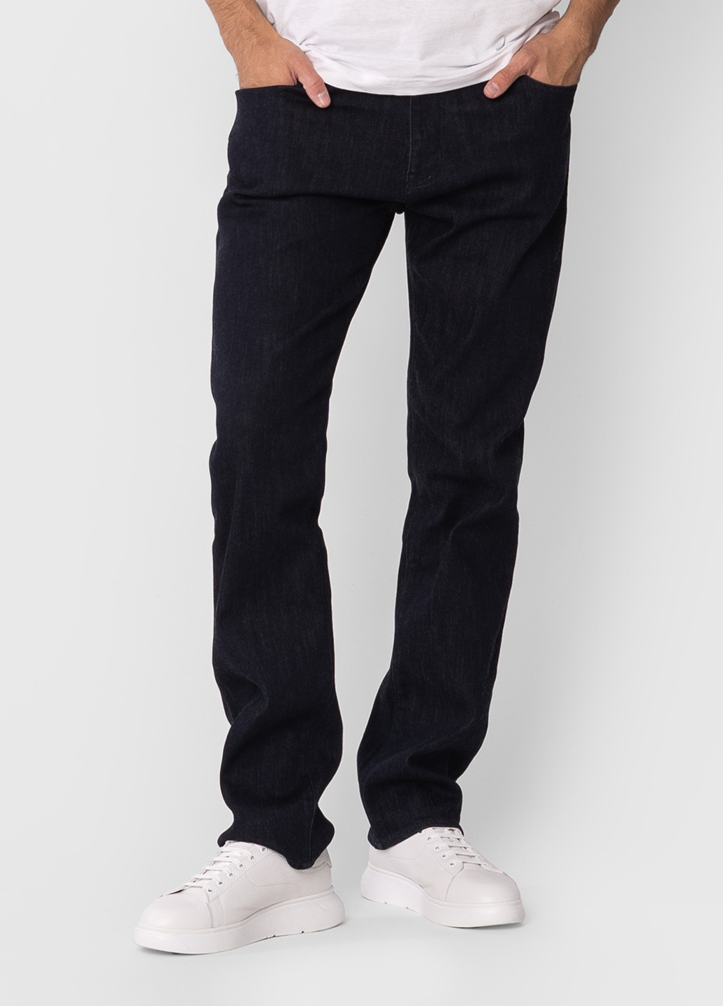 Черные зимние джинсы Emporio Armani