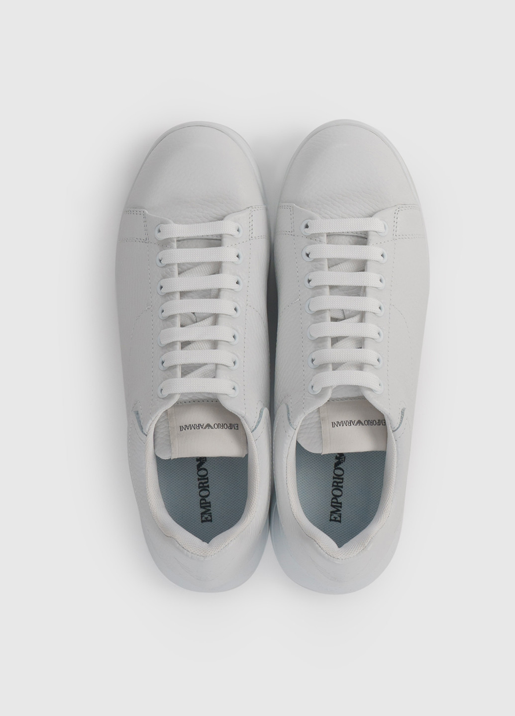 Белые всесезонные кроссовки Emporio Armani