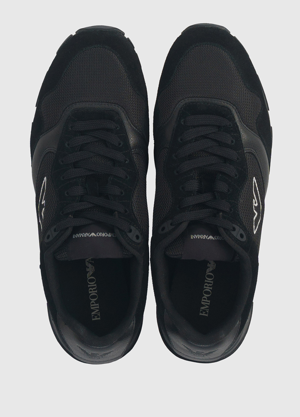 Чорні всесезон кросівки Emporio Armani