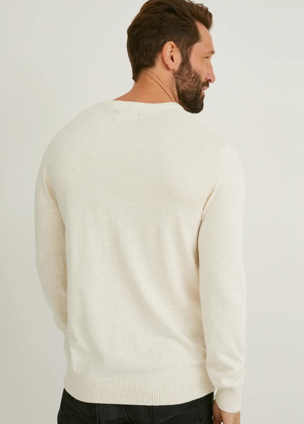 Молочний демісезонний светр з бавовни C&A