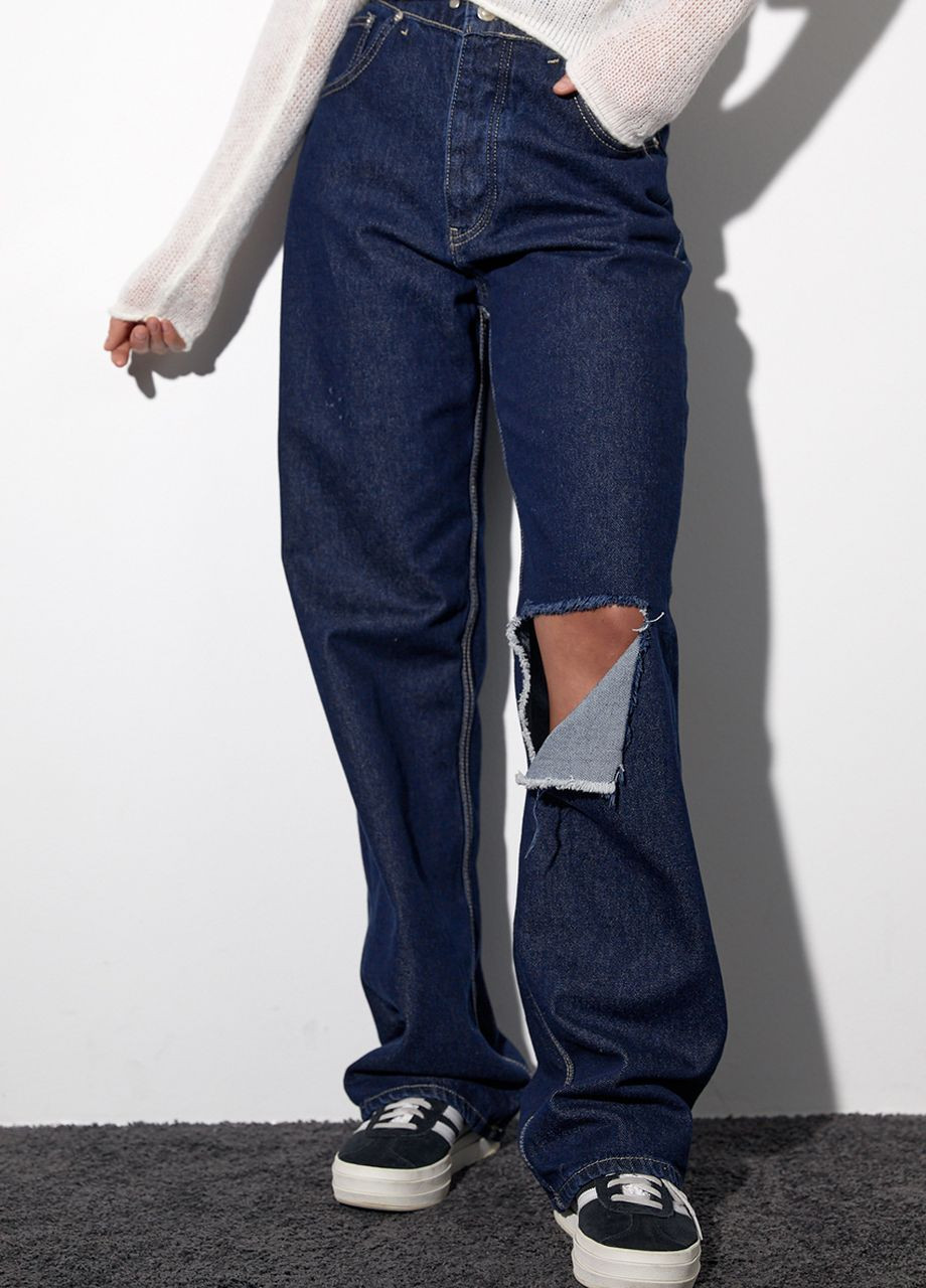 Двосторонні рвані джинси у стилі grunge Lurex - (273030597)