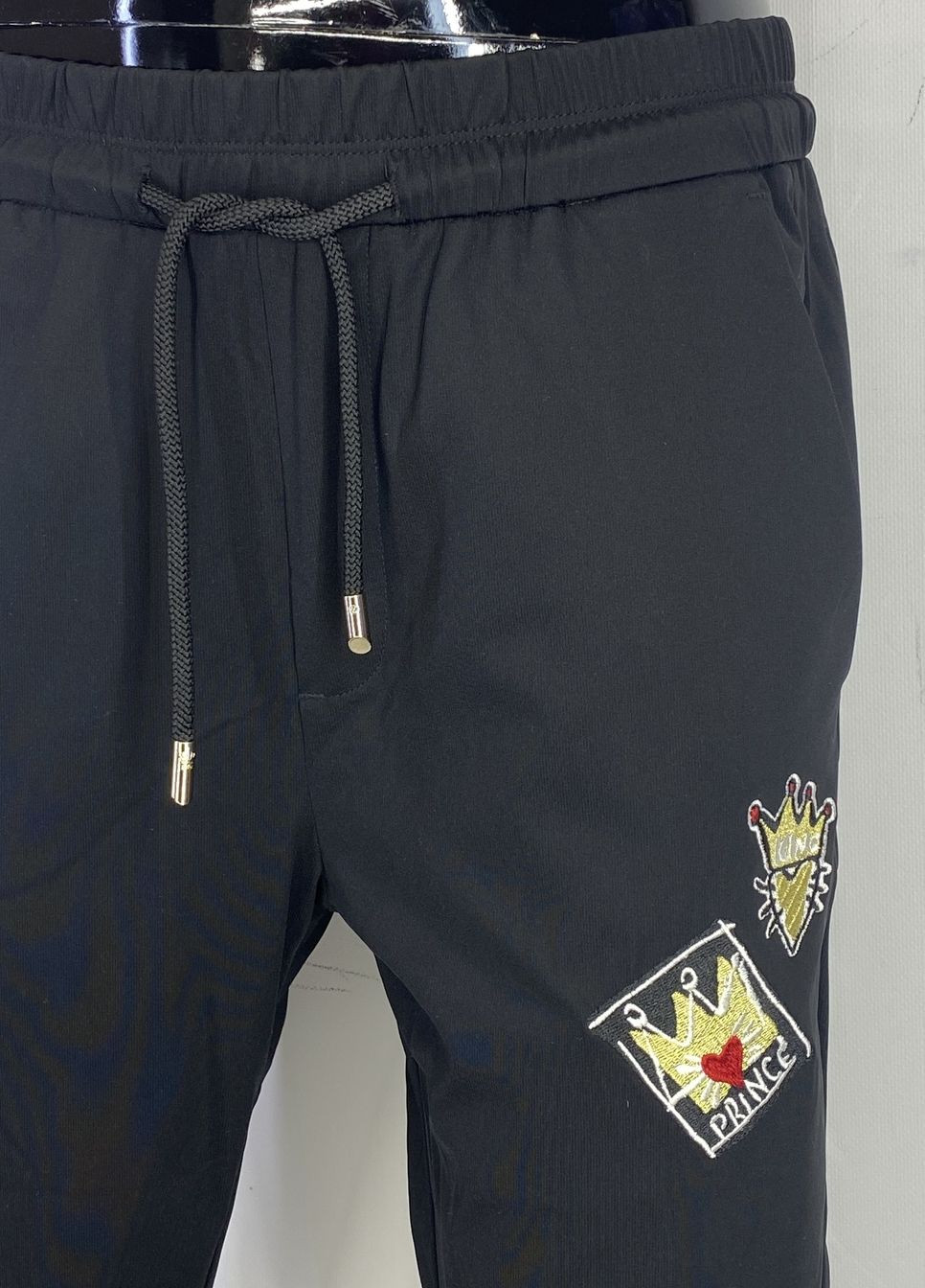 Черные спортивные демисезонные джоггеры брюки Dolce & Gabbana