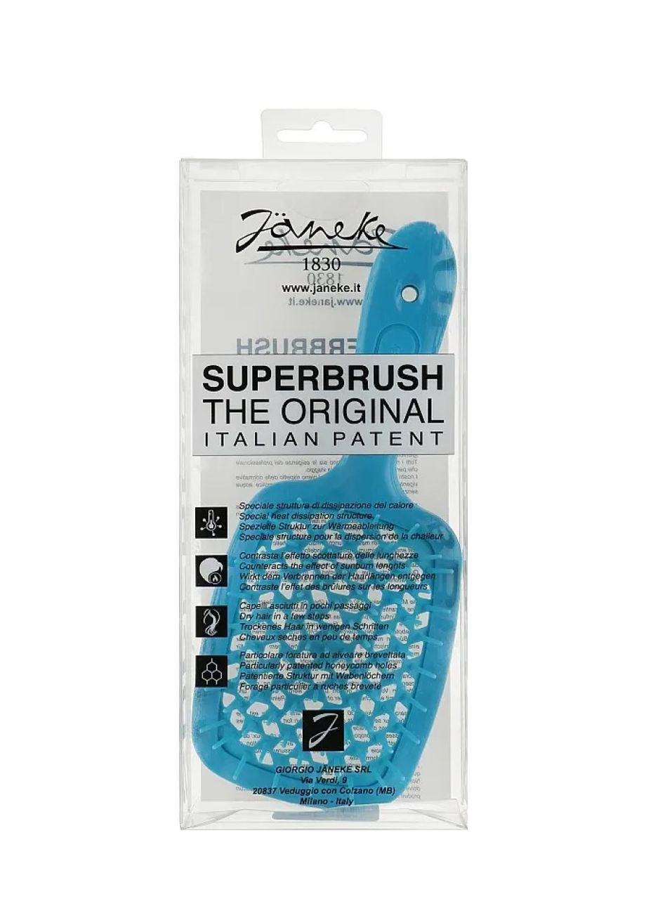 Гребінець для волосся Superbrush синій Janeke (273041845)
