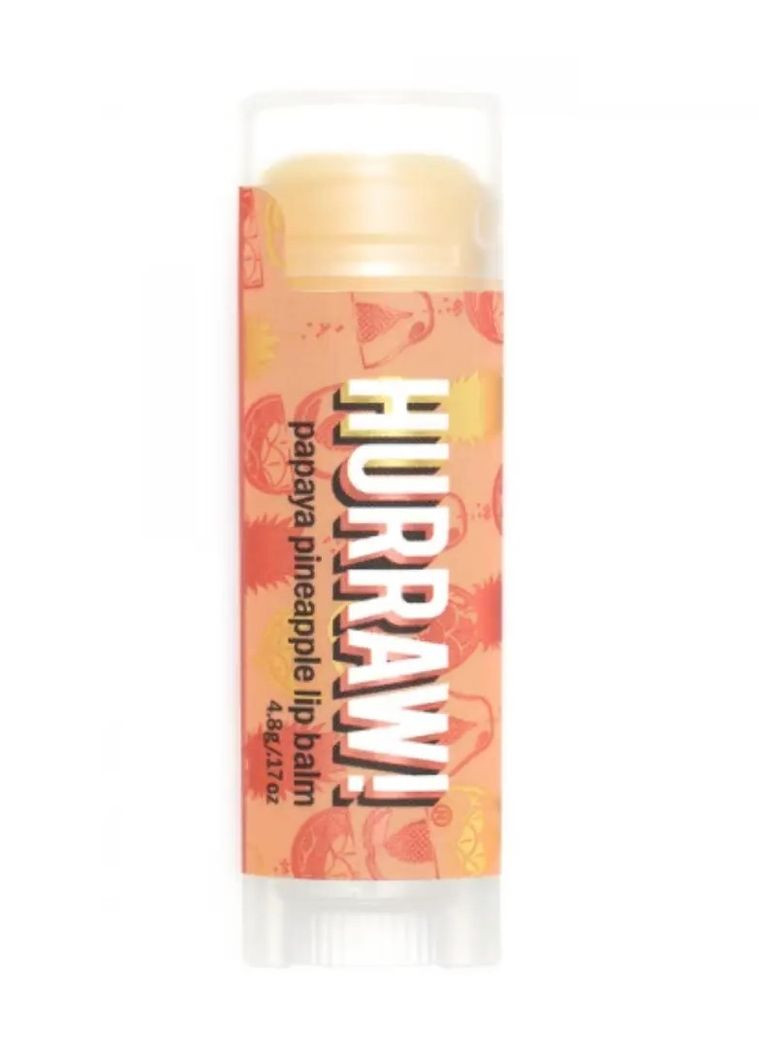 Бальзам для губ Hurraw! Pineapple Lip Balm 4,8 г Hurraw! (273256382)