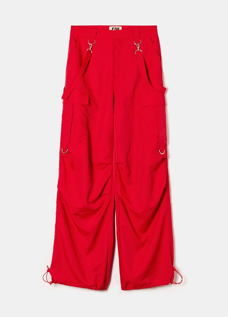 Красные кэжуал демисезонные брюки Tally Weijl