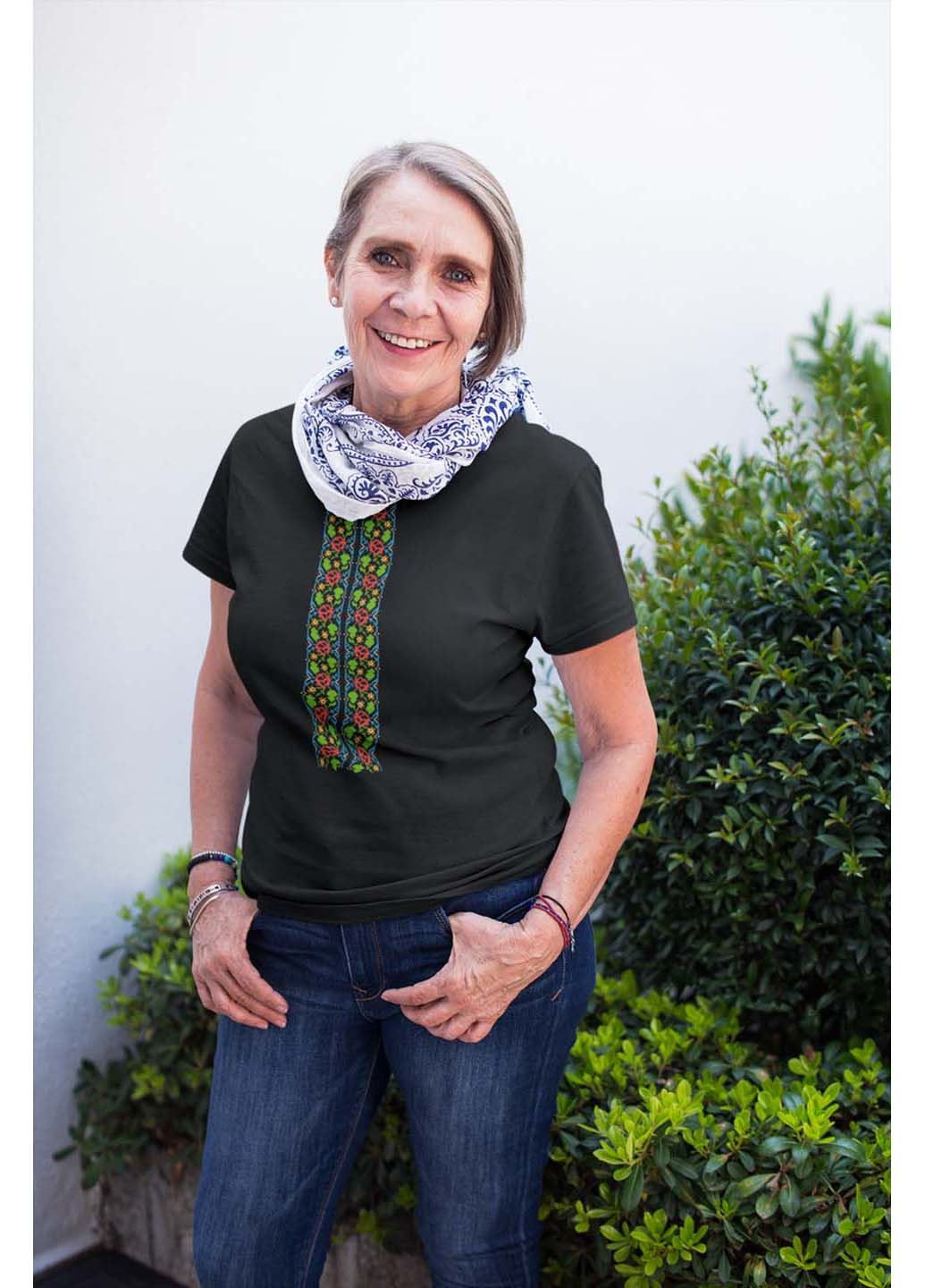 Футболка Вишиванка. Український кольоровий орнамент Кавун - (273169254)