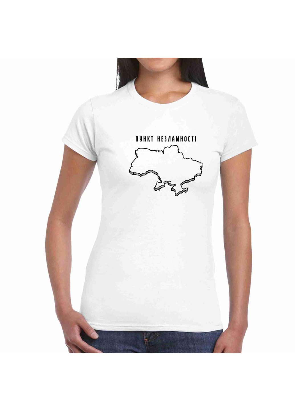 Біла футболка карта україни пункт незламності push it Кавун