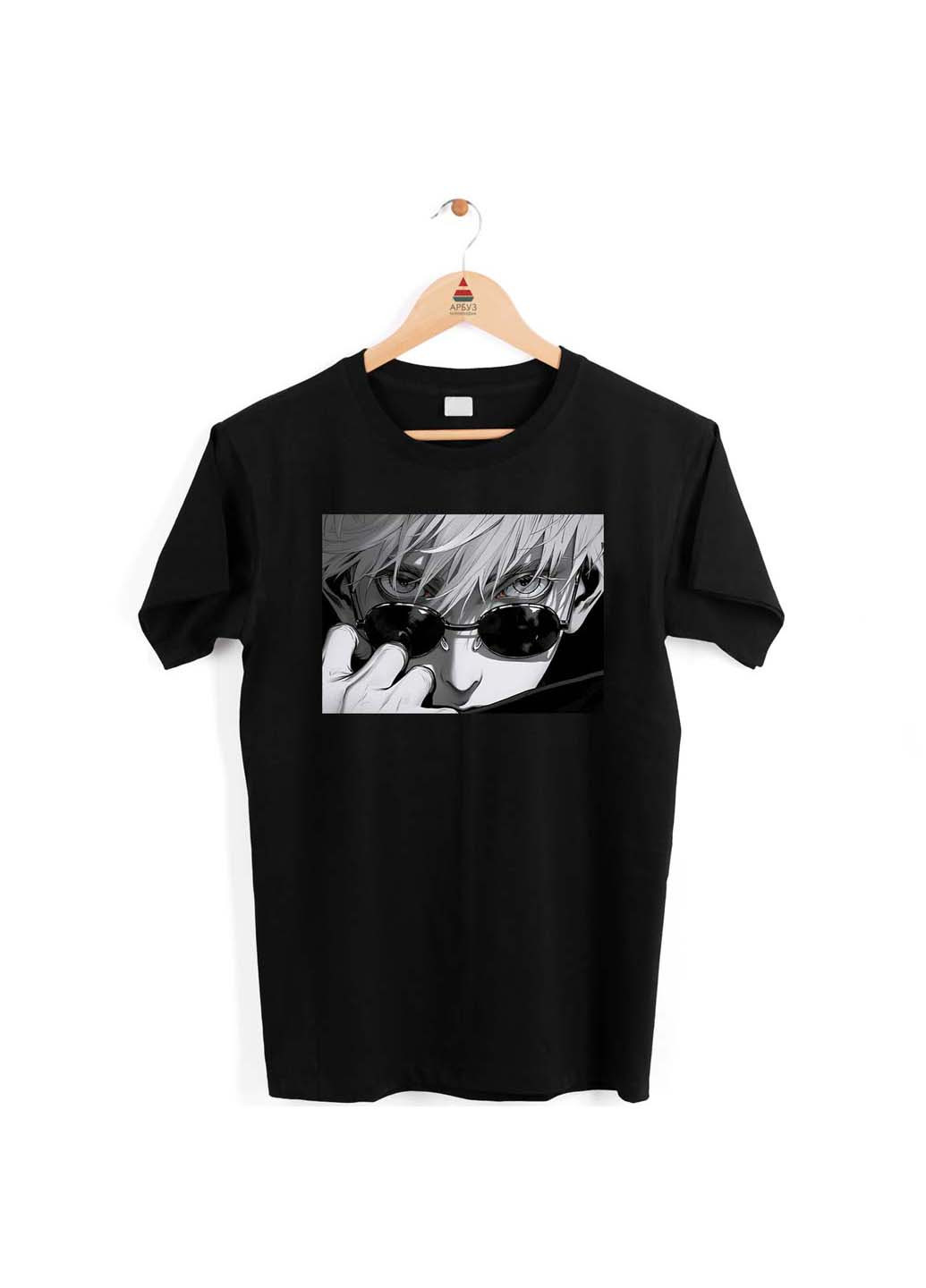 Футболка Jujutsu Kaisen Магическая битва Satoru Gojo Сатору Годжо в очках 1 Кавун - (273169294)