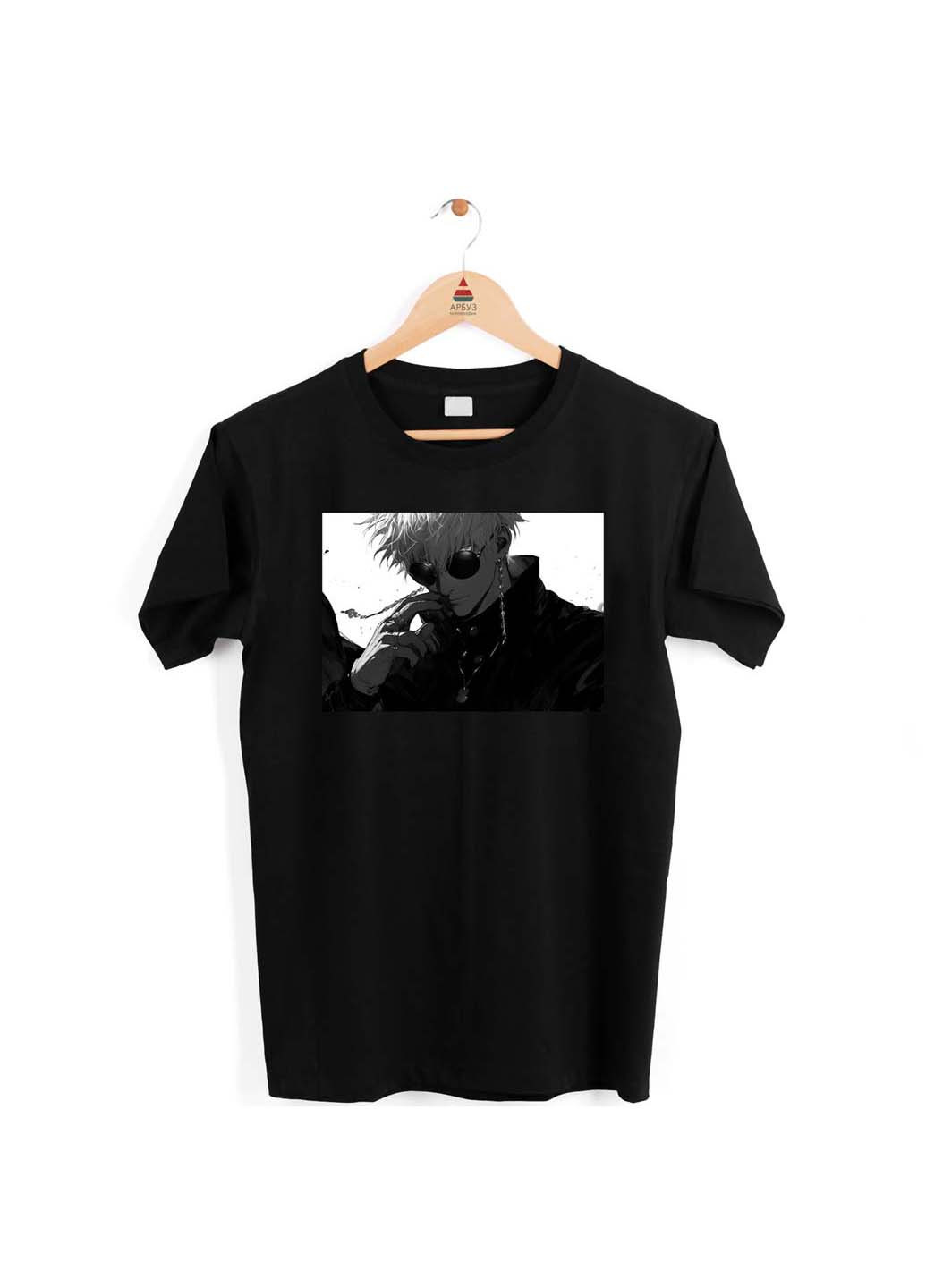 Футболка Jujutsu Kaisen Магическая битва Satoru Gojo Сатору Годжо в очках Кавун - (273169559)